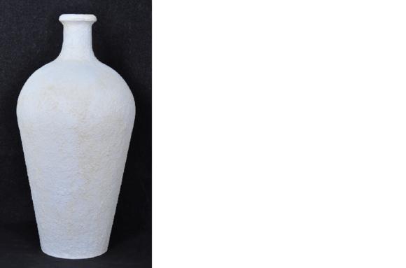 Design Vase Dekorative Weiß Vasen Figur Statue Skulptur Figuren Skulpturen