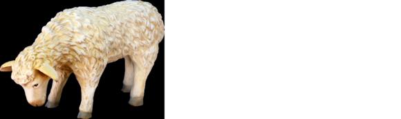 Design Lamm Figur Statue Skulptur Figuren Skulpturen Dekoration