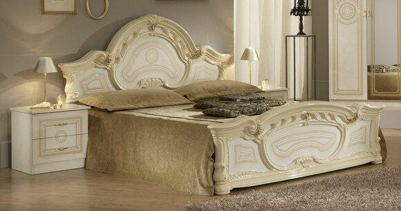 Bett 2x Nachttisch 3 tlg. Schlafzimmer Set Betten Möbel Chesterfield