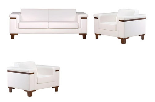 Sessel Möbel Designer Stuhl Polster Sofa 2 Sitzer Leder Büro Möbel
