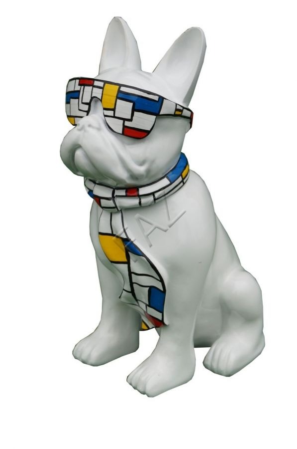 Design Abstrakt Hund Figur Statue Skulpturen Skulptur Figuren Dekoration