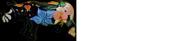 Design Nashorn Figur Statue Abstrakt Skulptur Figuren Skulpturen Dekoration