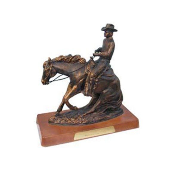 Cowboy Designer Figur Skulptur Briefbeschwerer USA Rodeo Deko