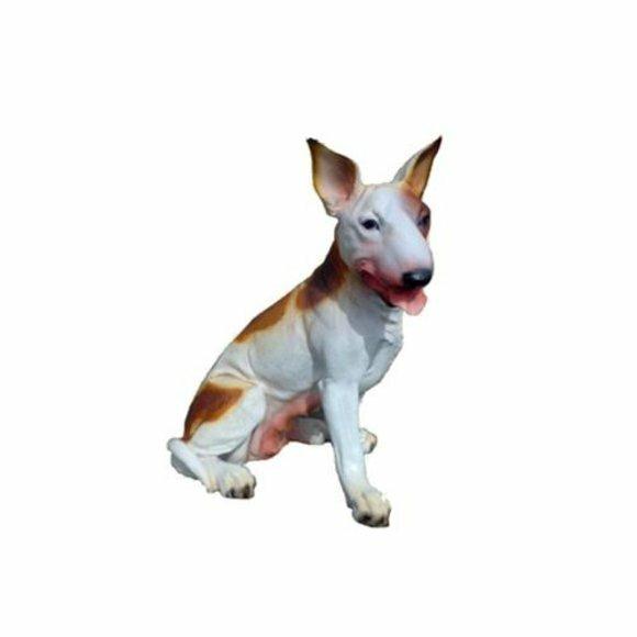 Hund Dekorative Statue Garten Figuren Statuen 47cm Lebensgroß Figur