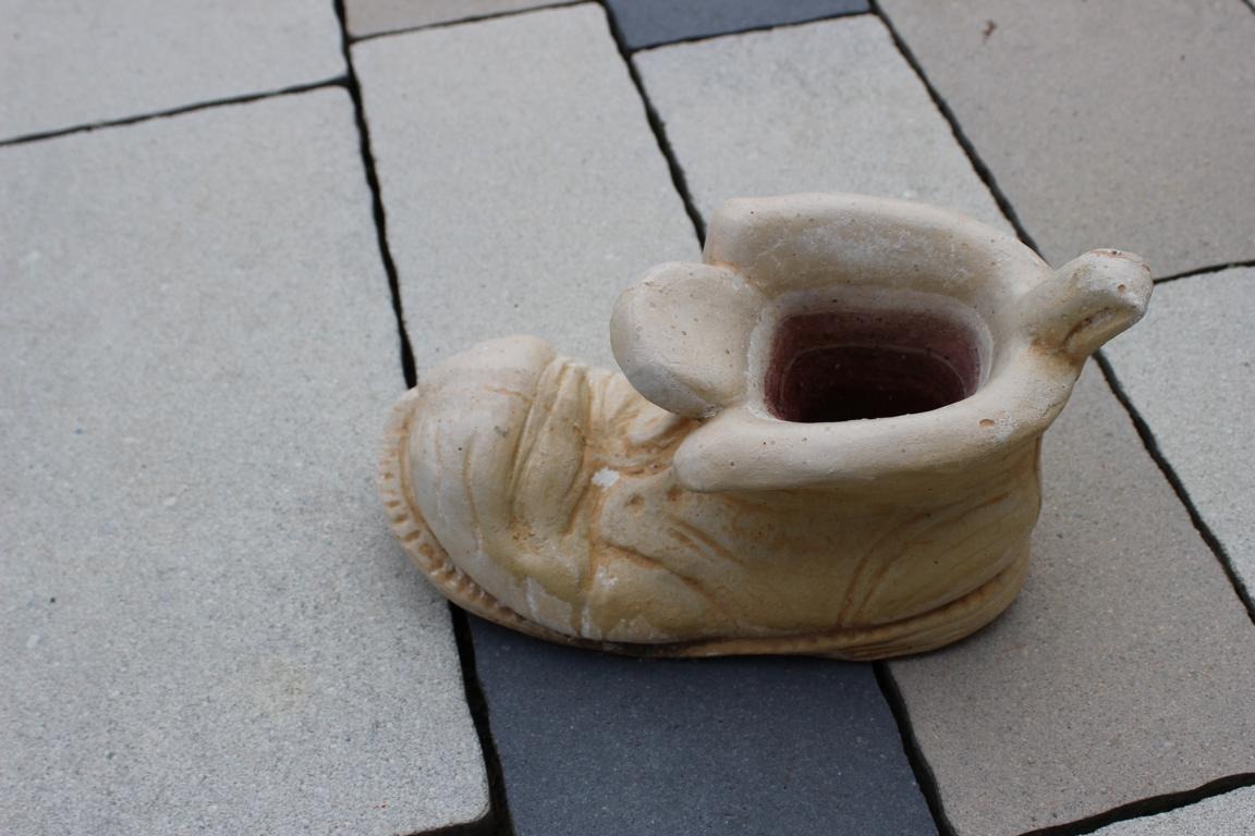 Design Figur Skulptur Figuren Skulpturen Dekoration Stein Schuh Skulptur Sofort