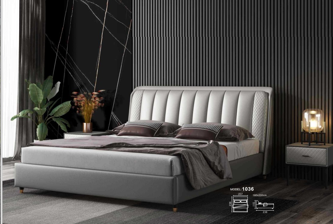 Designer Bett Schlafzimmer Betten Textil Leder Hotel Luxus Polster XXL