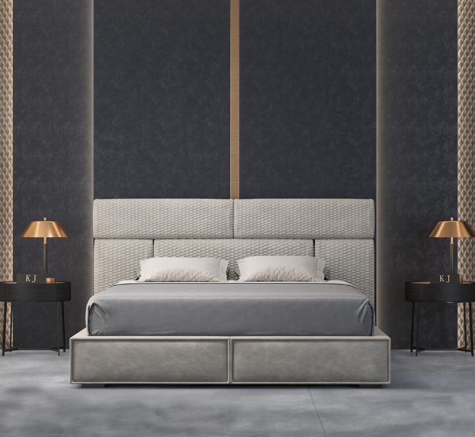 Betten Design Bett Doppel Ehe Modernes Hotel Gestell Schlaf Zimmer