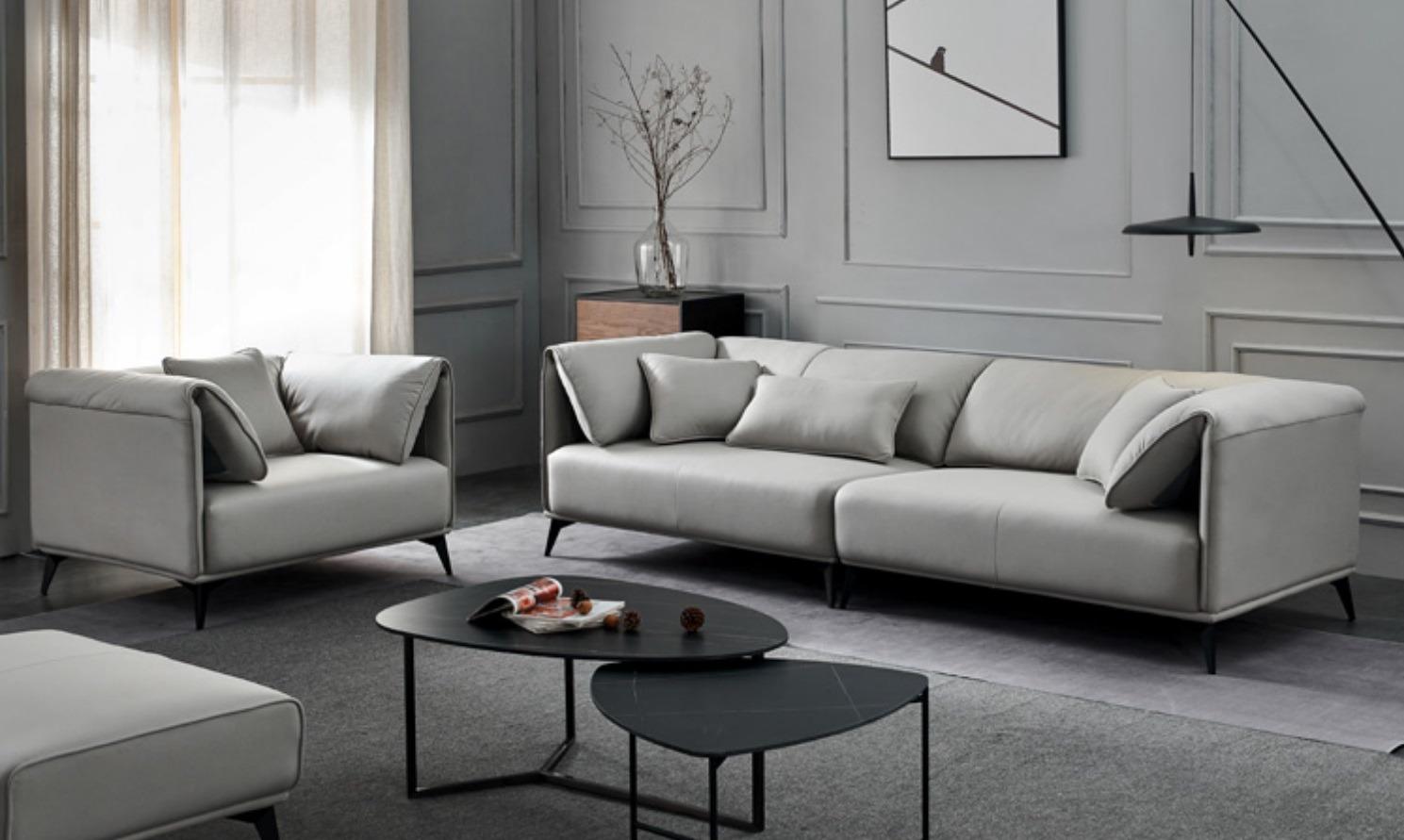 Italienische Design Sofa Sofagarnitur 4+1 Sitzer Couch Polster Möbel