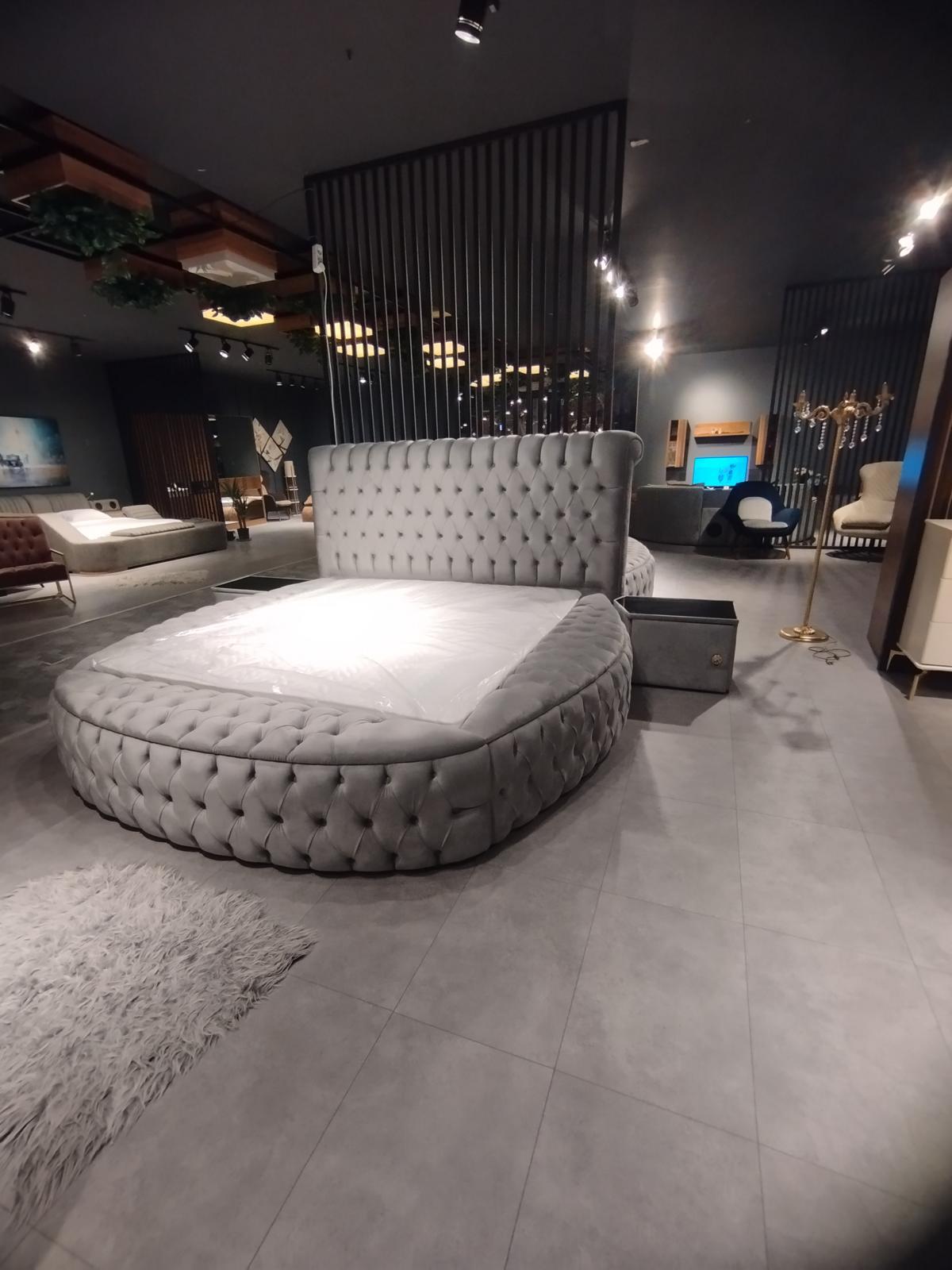 Luxus Schlafzimmer Set Bett + 2x Nachttische Design Möbel 3 tlg.