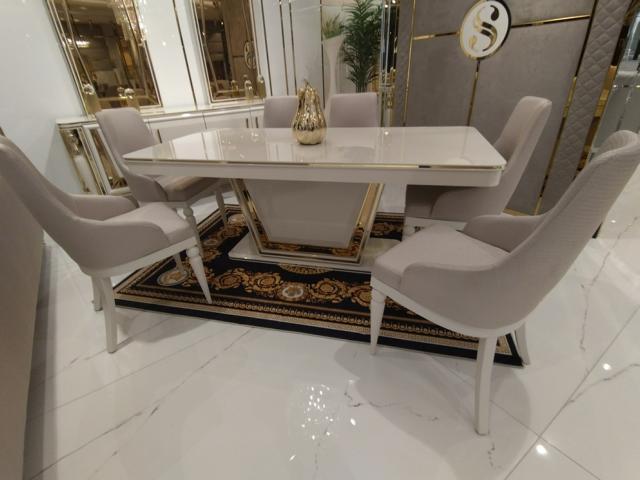 Luxus Modern Esstisch JV Möbel Esszimmer Holz