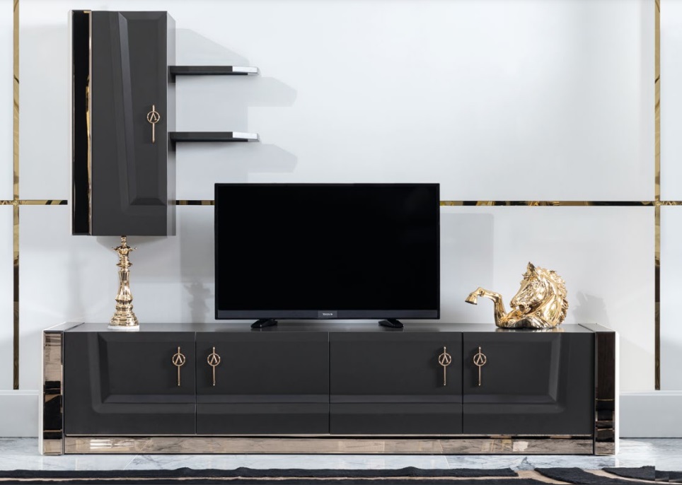 sidebaord Wohnzimmer Möbel tv Lowboard Fernseh Stand Design rtv Schrank Wohnwand