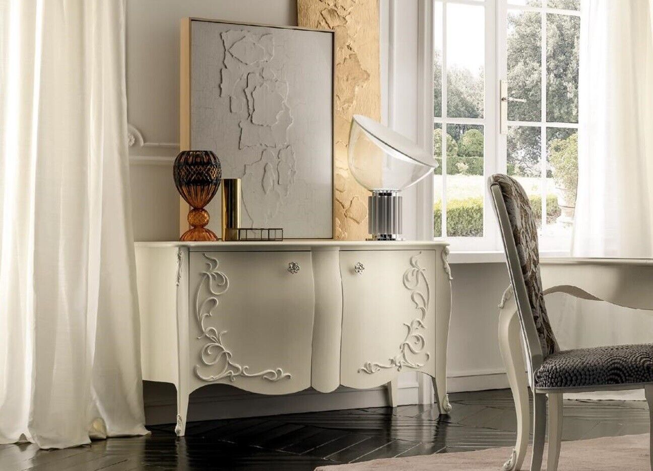 Kommoden Wohnzimmer Kommode Schubladen Holz Sideboard