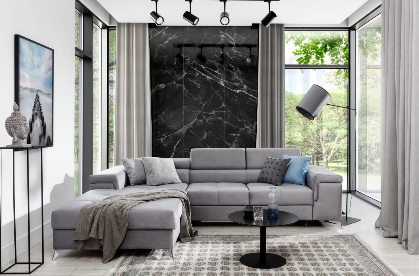 Design Ecksofa Sofa Sina Couch Polster Sitz Eck Sofas Schlafsofas Couchen Ecke Sofort