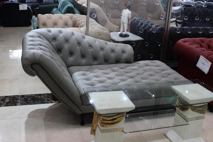 Chaiselongues Chesterfield Liege Ottomane Chaise Sofa Couch Neu Polster Sofort