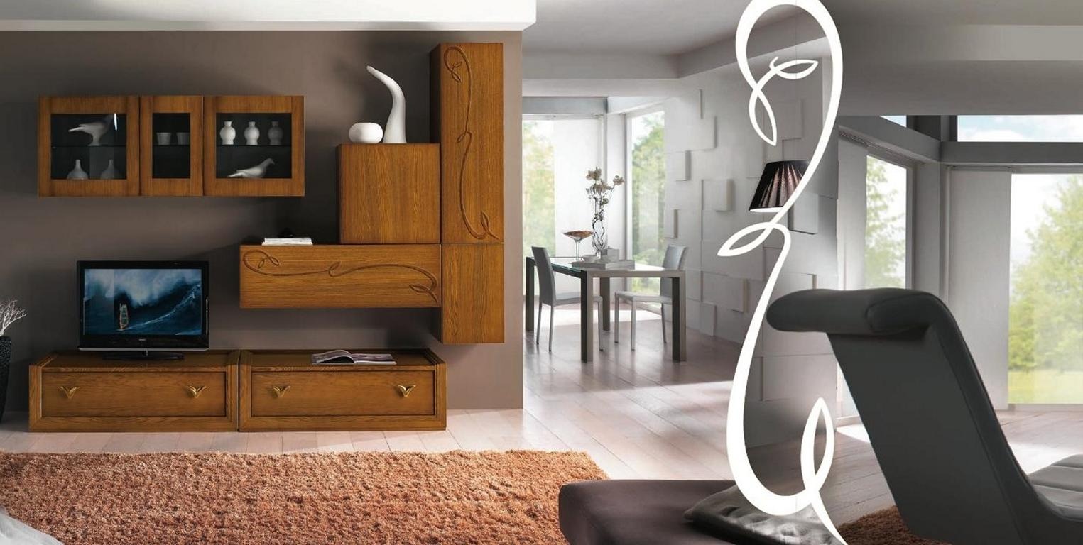 rtv Wandschrank Regal Wohnzimmer TV Holz Schränke Vitrine Wand Regale Italy