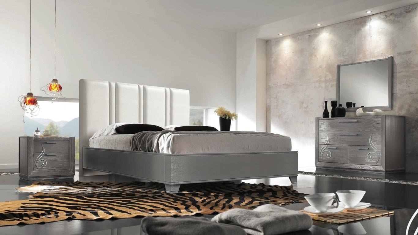Luxus Set Schlafzimmer Bett Nachttisch Kommode Spiegel Gruppe Garnitur 5tlg.