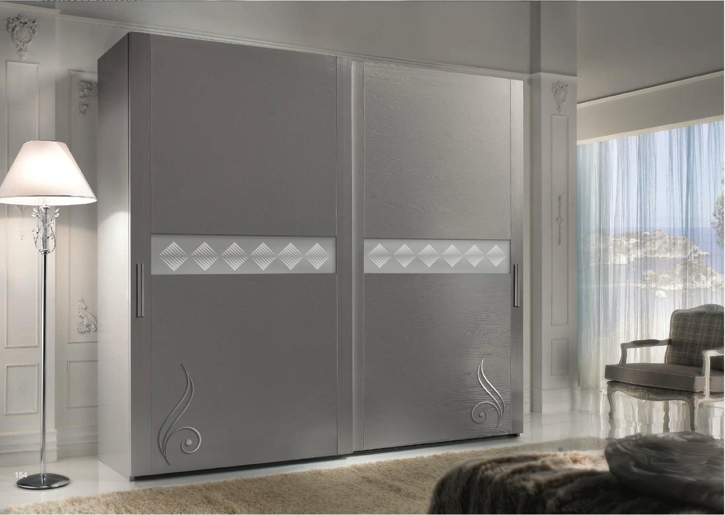 Kleiderschrank Schrank Luxus Design Schwebetüren Schränke Kleider Holz Möbel