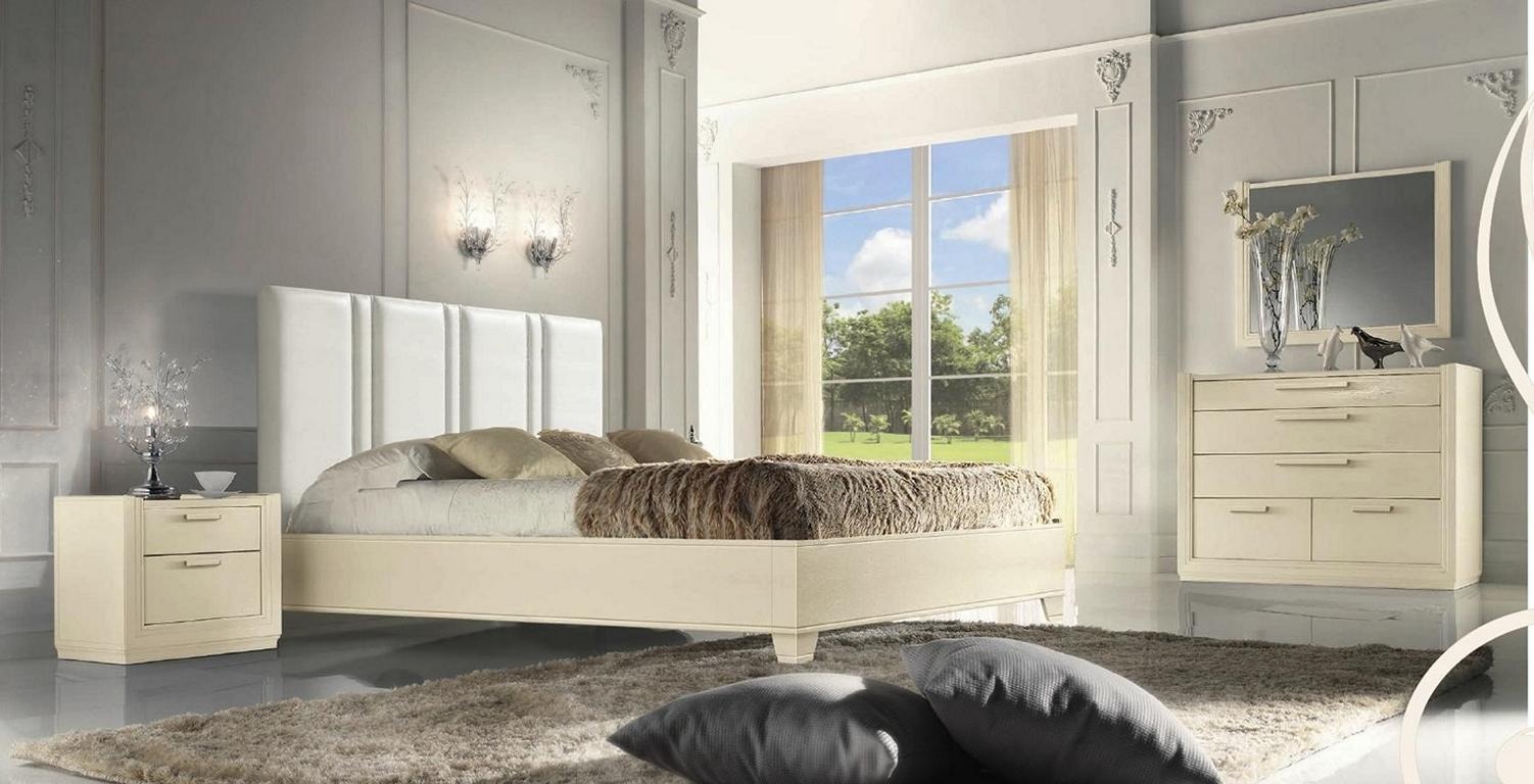 Schlafzimmer Bett Nachttisch Holz Betten Doppelbetten Bettgestell Set 3tlg