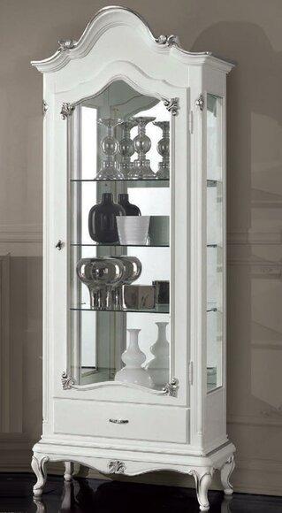 Vitrinen Glas Schrank Italienische Möbel Vitrine Wohnzimmer Anrichte Schränke