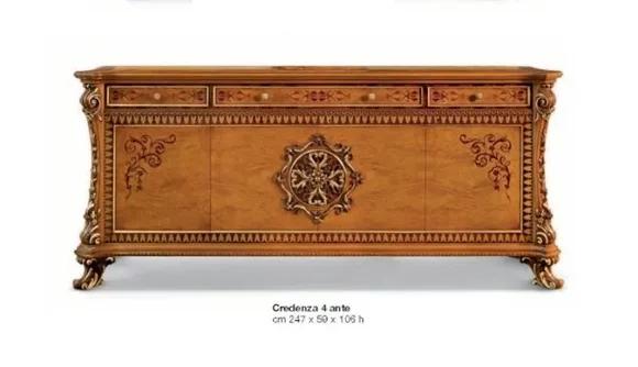 Luxus Kommode xxl Sideboard Kommoden Holz Anrichte Möbel Schrank Braun