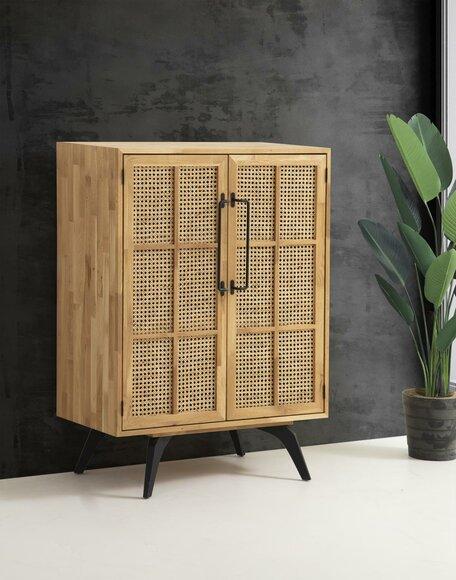 Schrank Holzschrank Schränke Büfett Holz Modern Wohnzimmer Braun