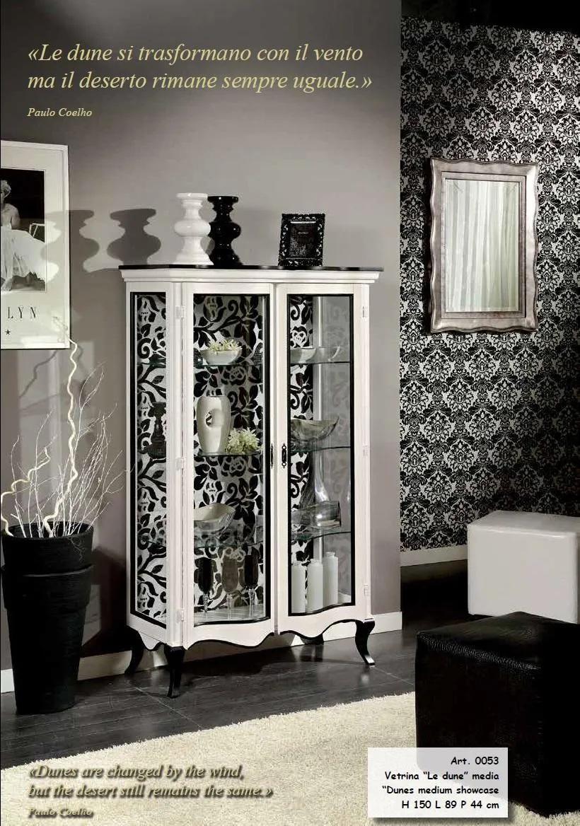 Luxus Holz Vitrine Anrichte Design Weiß Schränke Italienische Möbel