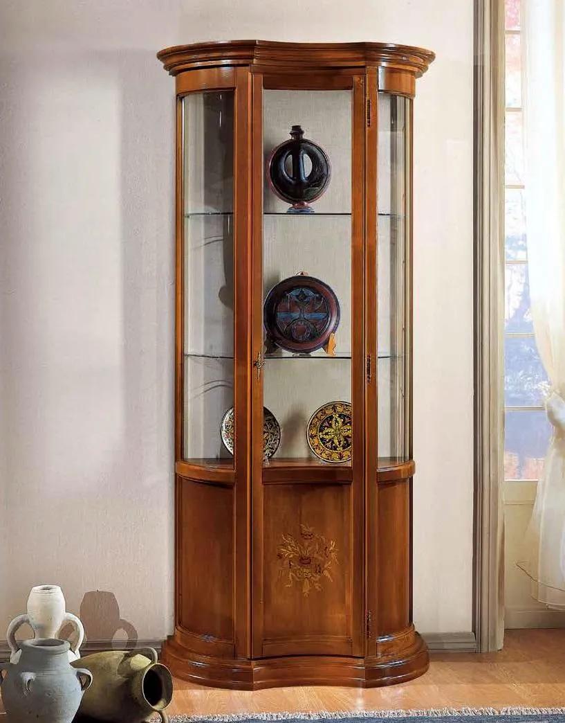 Luxus Holz Vitrine Design Anrichte Braun Schränke Italienische Möbel