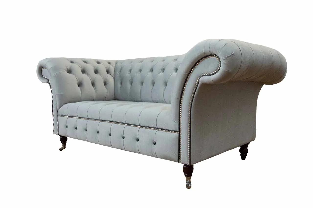 Design 2 Sitzer Sofas Lounge Sofa Textil Polster Stoff Luxus Couchen
