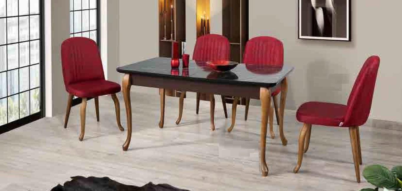 Esstisch Set Essgarnitur Sitzmöbel Esszimmer Sets Esstisch 4 Stühle 5tlg.