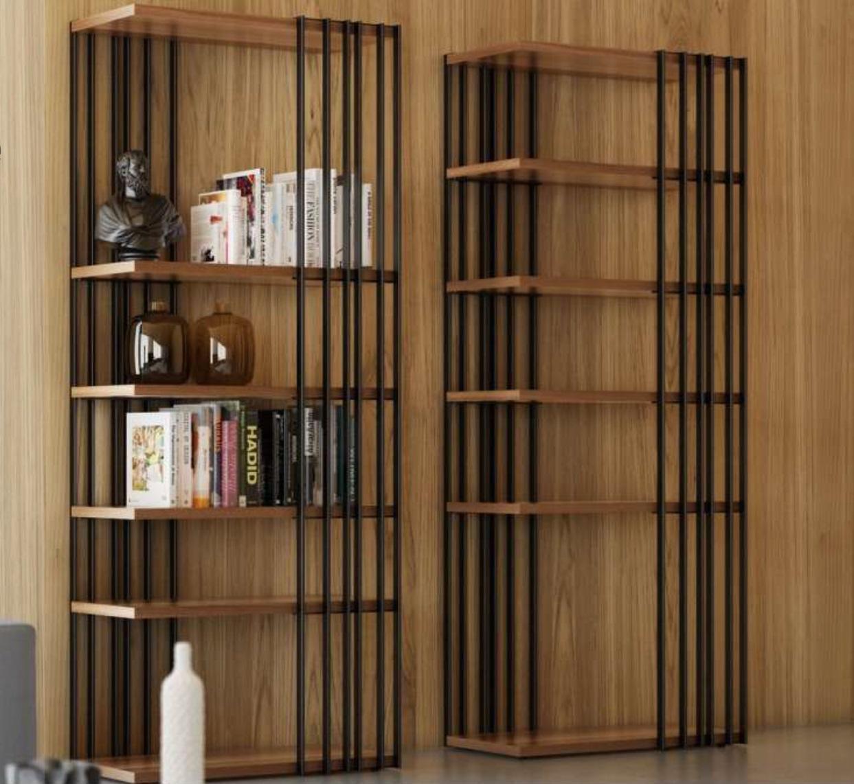 Bücherregal Luxus Schrank Moderne Wohnzimmer Wohnwand Abstellregale Neu