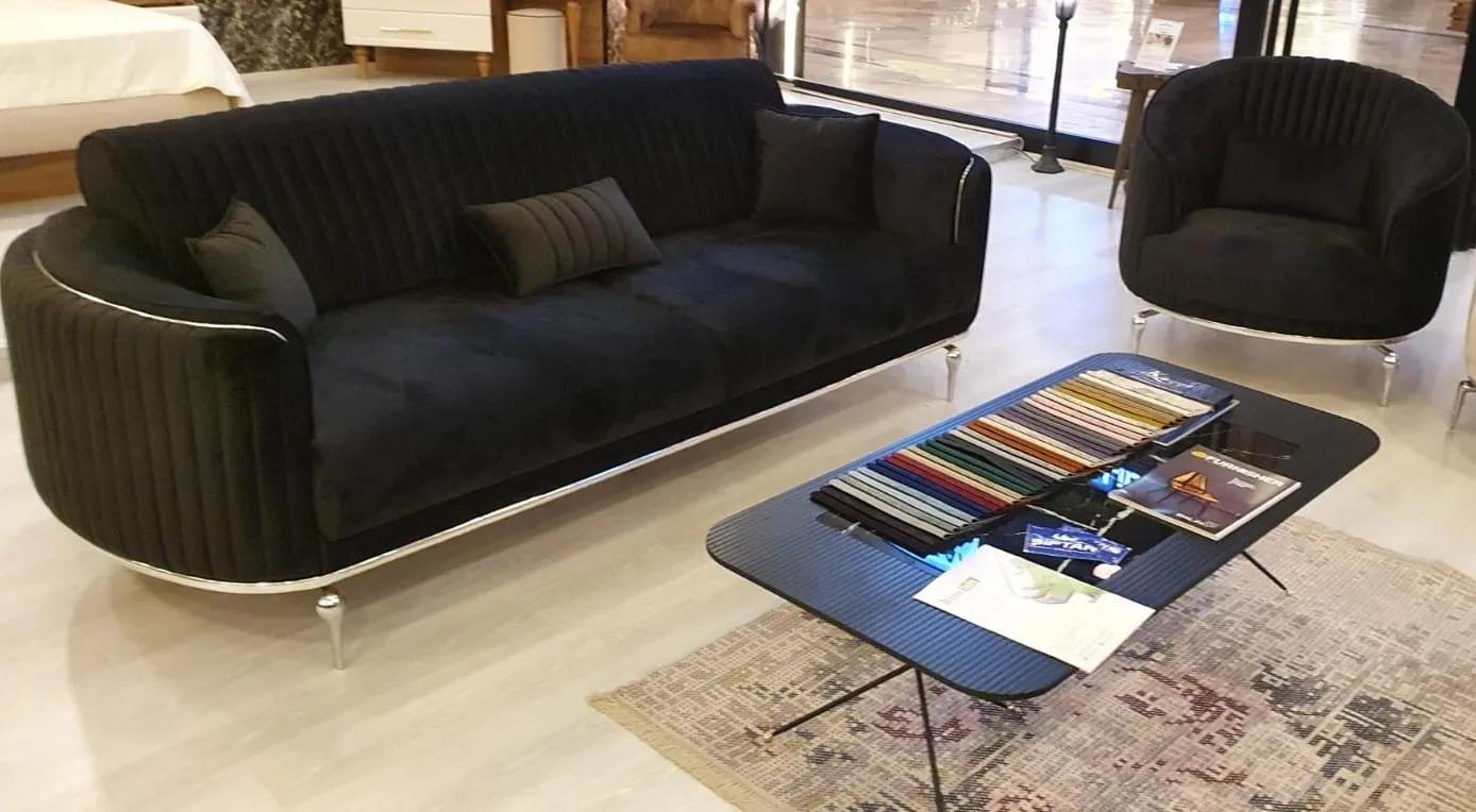 Sofagarnitur 3 1 Sitzer Set Design Polster Couch Modern Luxus