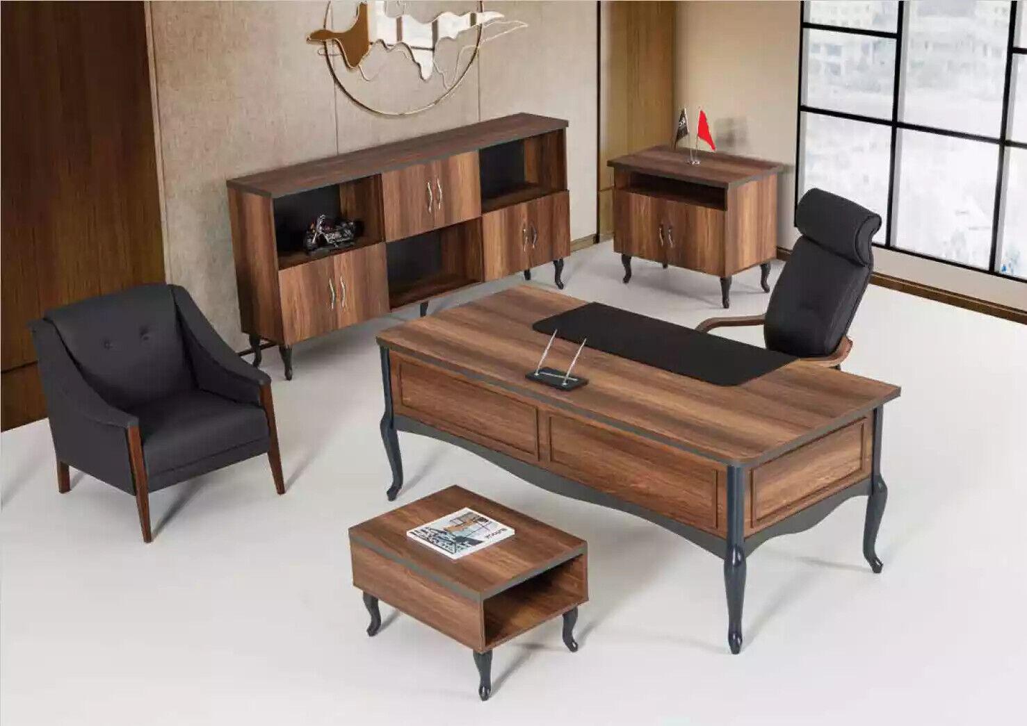 Klassisches Komplett Büro Einrichtung Schreibtisch Aktenschrank Büro Einrichtung