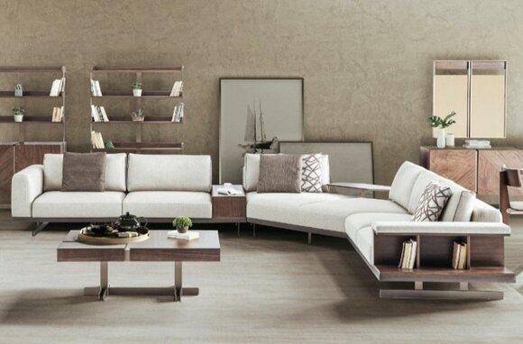 Stoffsofa Ecksofa L Form Sofa Stoff Sofas Grau Moderne Möbel Couchen