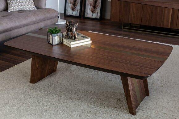 Couchtisch Beistelltisch Kaffetisch Holztisch Holz Braun Wohnzimmer Neu