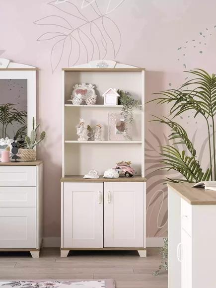Bücherschrank Bücherregal Standregal Kinderregal Regal Holz Weiß
