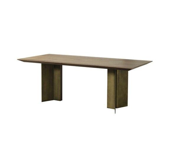Esszimmertisch Esstisch Tisch Essecke Esszimmer 208 cm Holz Braun1