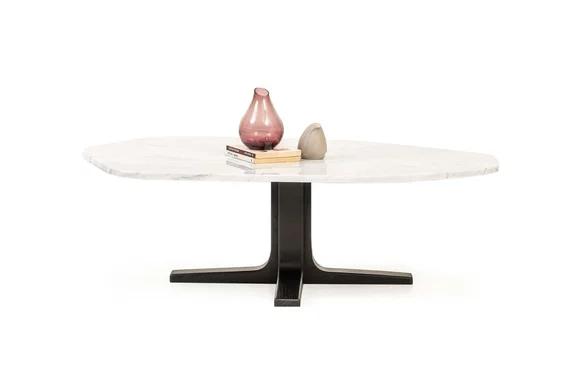 Moderner Holz Couchtisch Designer Kaffeetisch Sofatisch Beilstelltisch