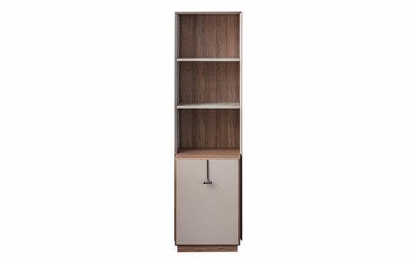 Modernes Bücherregal Designer Standregal Beige Büroregale Bücherschrank