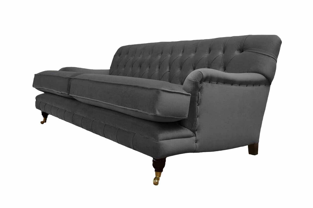 Sofa 3 Sitzer Couchen Art déco Dreisitzer Textil Luxus Couch Polster
