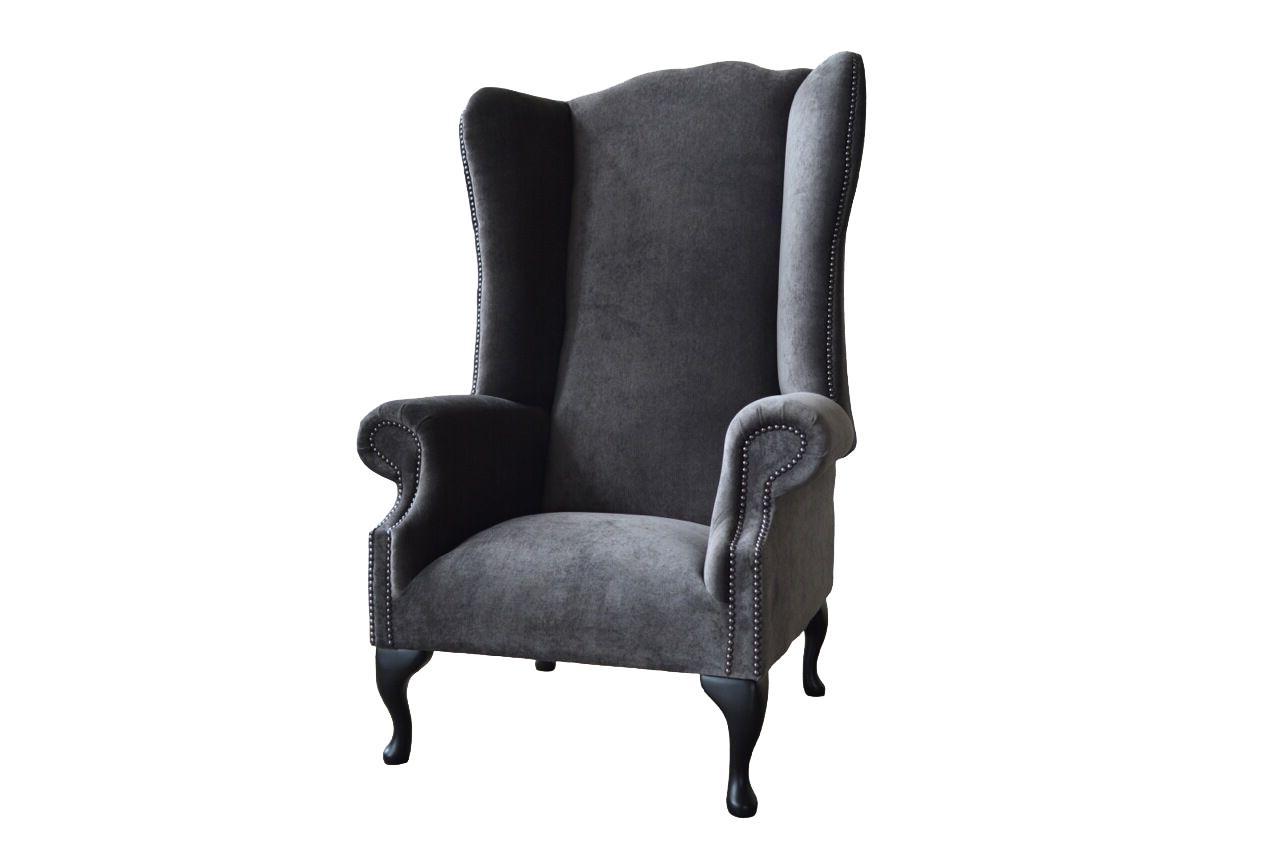 Ohrensessel Sessel Design Polster Sofa Couch Chesterfield Textil Möbel