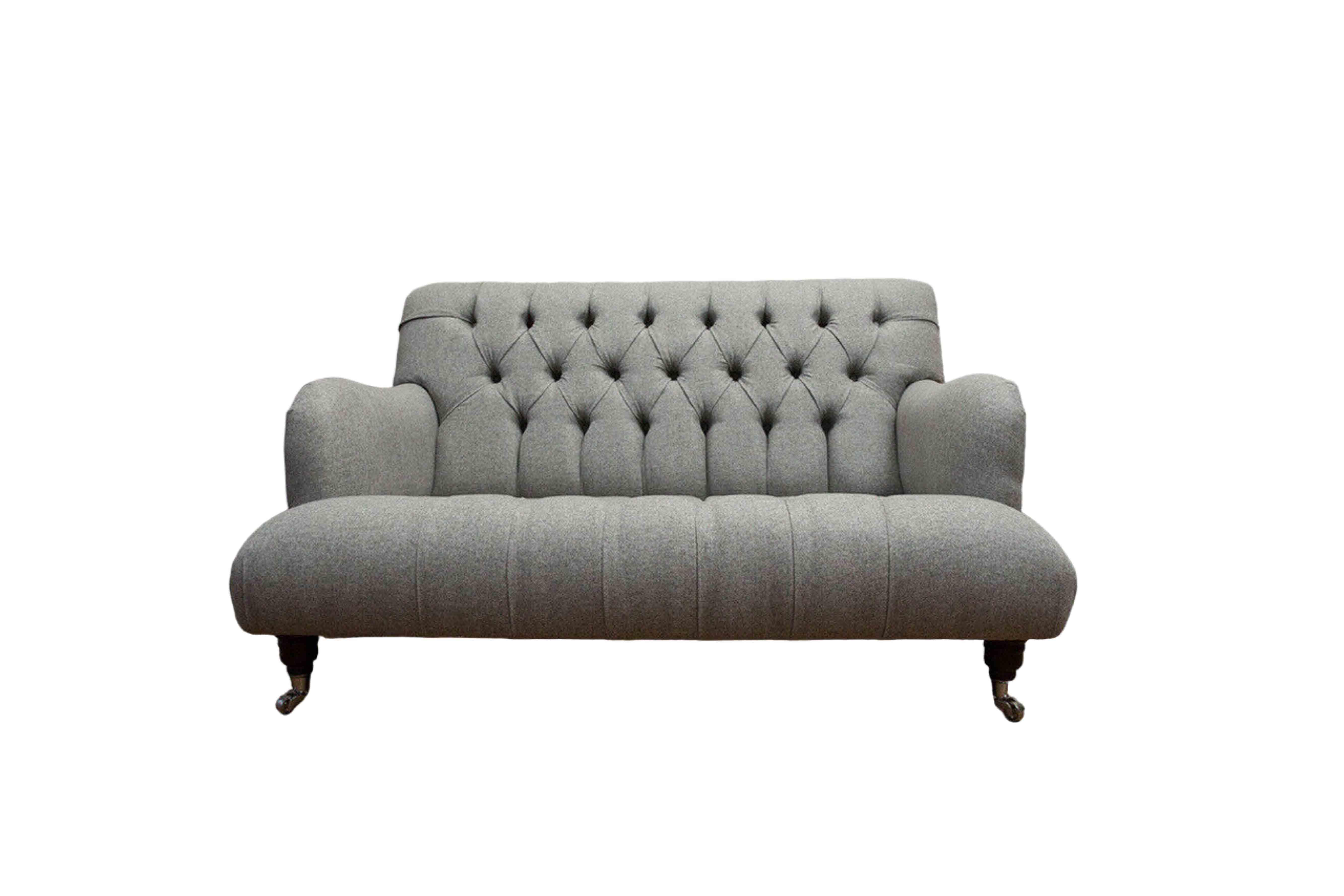 Luxus Dreisitzer Blau Sofa 2 Sitzer Design Chesterfield Möbel Couchen