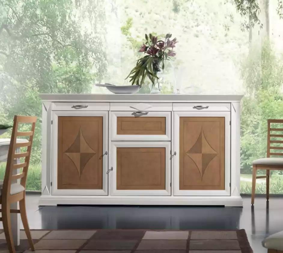 Sideboard Klassischer Schrank Holz Möbel Italienische Einrichtung Neu