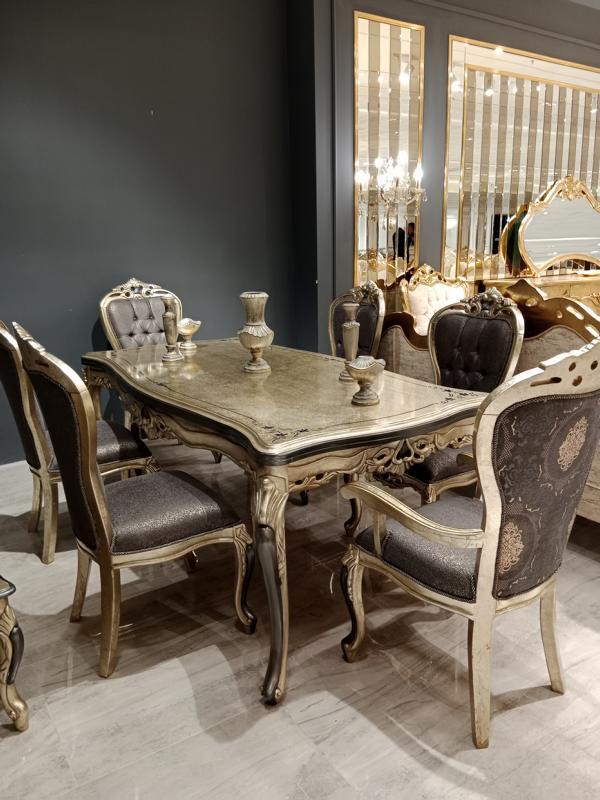Exklusives Esszimmer 4x Stühle Zeitgemäßer Stühle grau Esszimmer Stühle