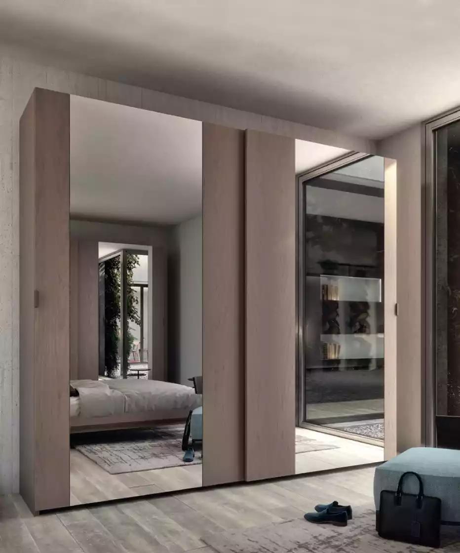 Schrank Luxus Design Schlaf Zimmer Schränke Kleider Holz Kleiderschrank