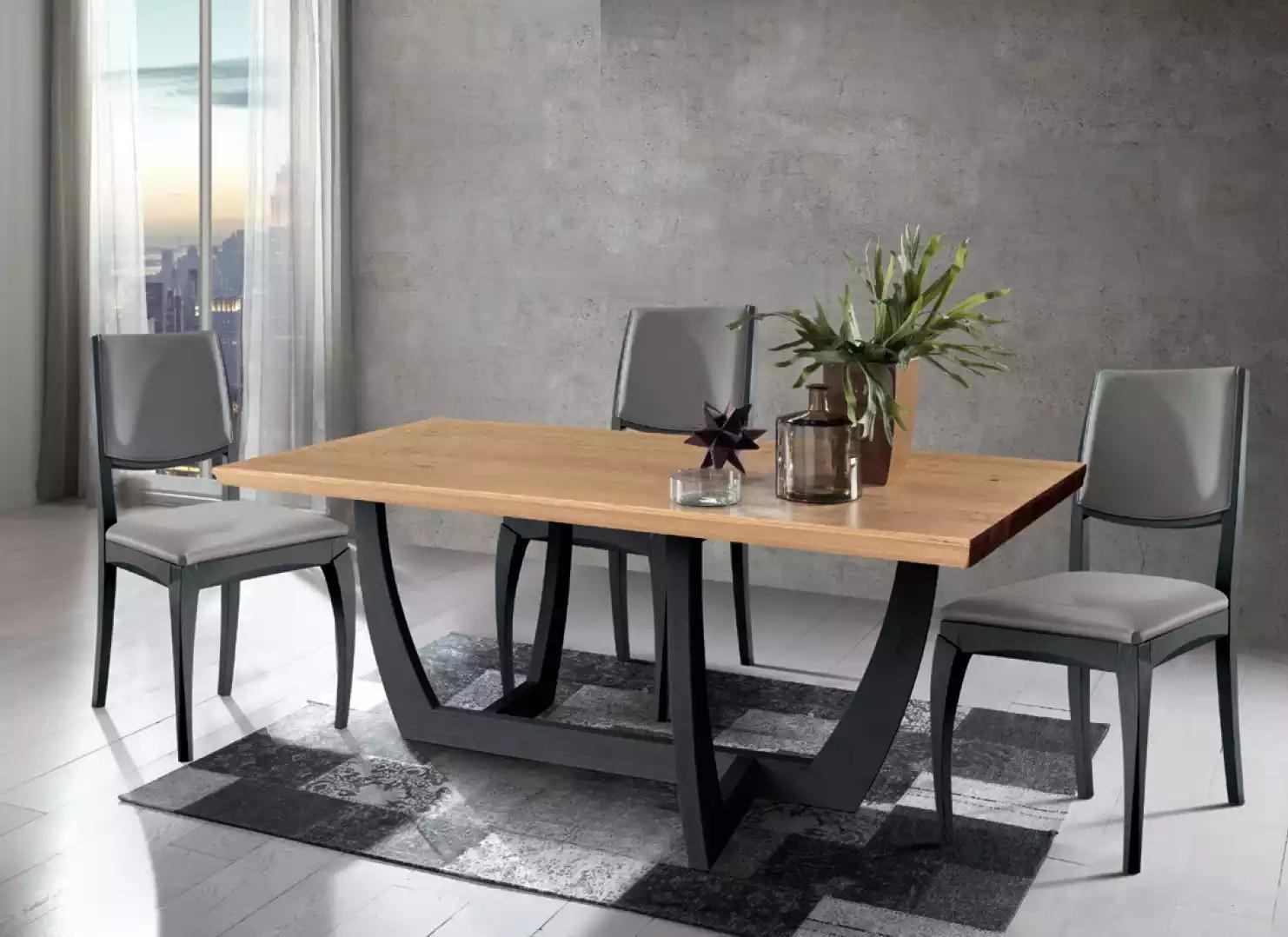 Esszimmergarnitur Tisch 4x Stühle Esszimmergarnitur Essgruppe Stuhl Set