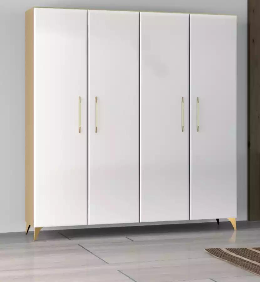 Kleiderschrank Schlafzimmer Sechstüriger Schrank Holz Kleiderschränke