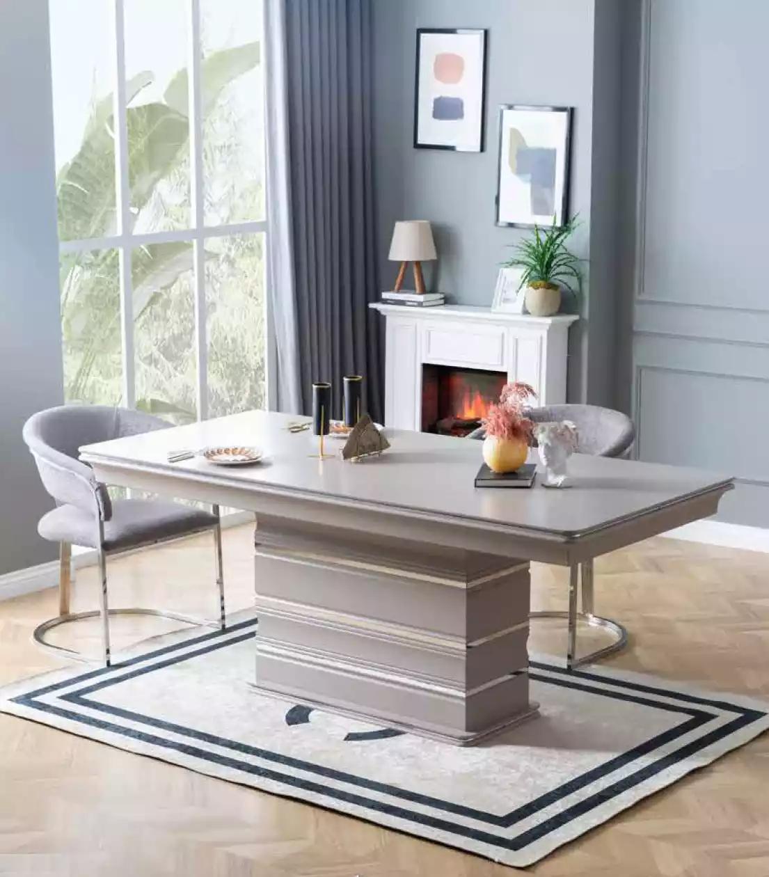 Set Gruppe Tisch 6х Stühle Esszimmer Holztisch Esszimmer Design