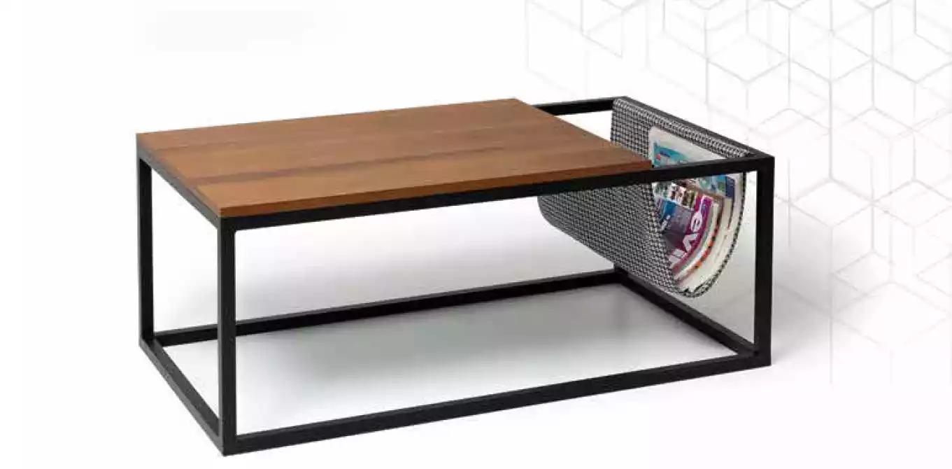 Wohnzimmer Couchtisch braun Möbel Tisch Luxus neu Modern Design