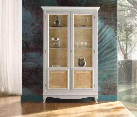 Luxus Vitrine Holz Schrank Esszimmer Klassischе Design Neu Möbel