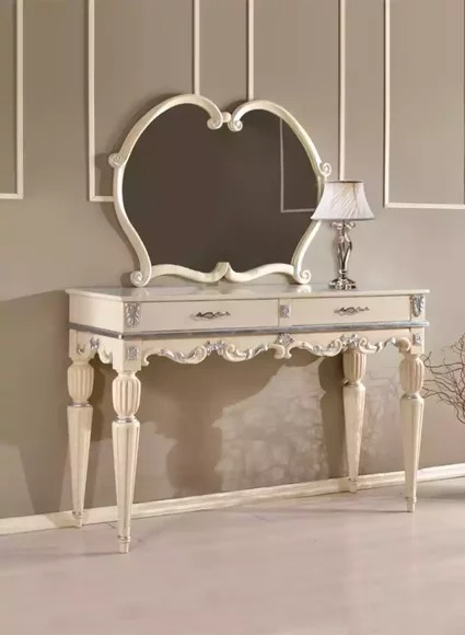 Konsolentisch Tisch Konsole Klassischer Sideboard Holz Luxus Design